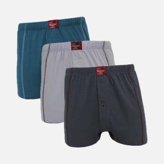 Royal Tex - Premium Egyptian Cotton - color boxer pack 3 items