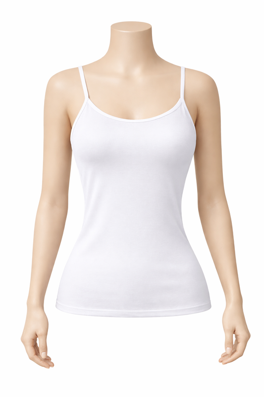 Royal Pink - woman body 100% Egyptian Cotton - Thin strap