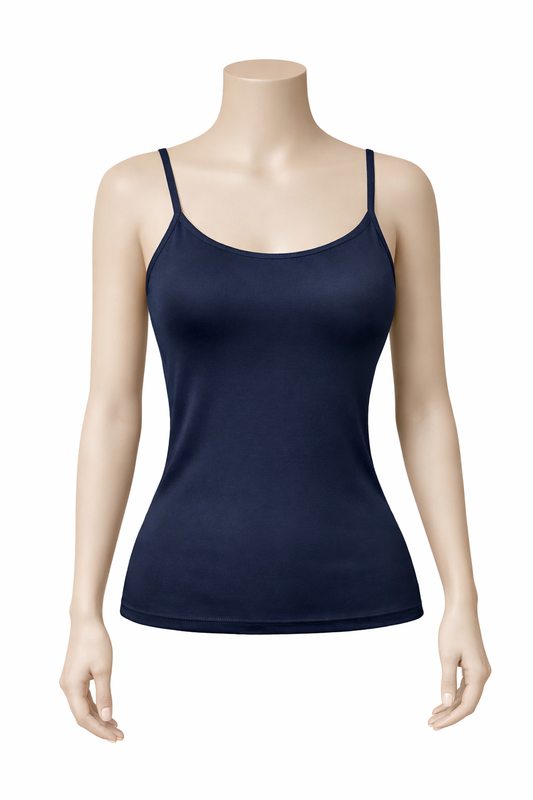 Royal Pink - woman body 100% Egyptian Cotton - Thin strap